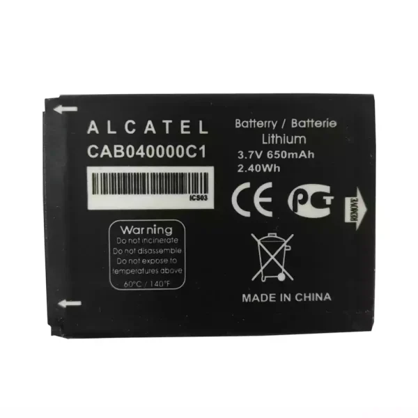 Batería CAB04000C1 para Alcatel OT203