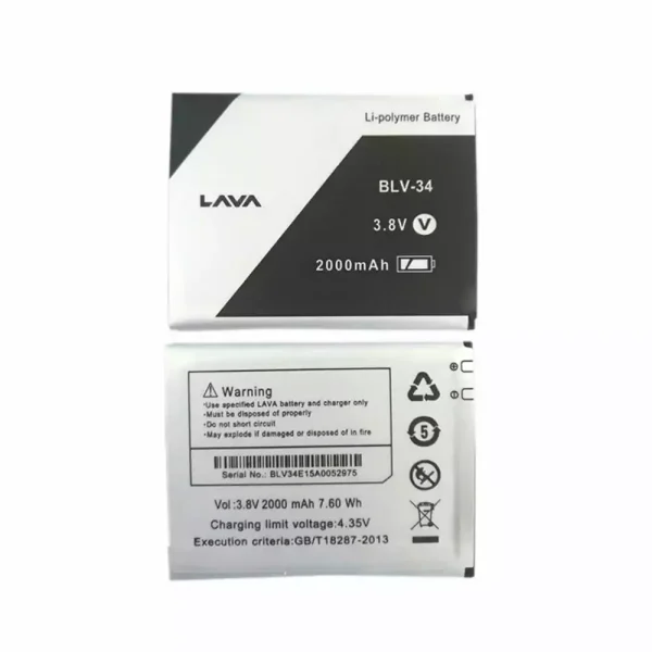 Batería para Lava BLV-34