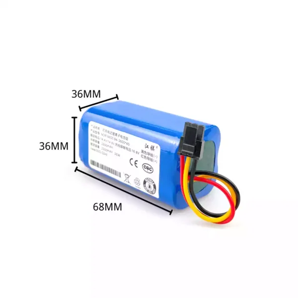 Batería para Robot TOMEFON TCN805 MCN858 TF-880S TF-G808 TF-G7 - Imagen 2