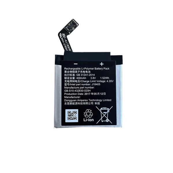Batería GB-S10-432830-010H para Sony watch J18405