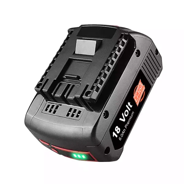 18V 6.0Ah Batería para BOSCH GDR 18 V-LI,GDS 18 V-LI,GSR 18 V-LI,GSB 18 VE-2-LI,GSR 18 VE-2-LI,GWS 18 V-LI,GBH 18 V-LI,GKS 18 V-LI,GSA 18 V-LI,CFL180B,GDR 18V-LIMF,GSB 18-2-LI - Imagen 2