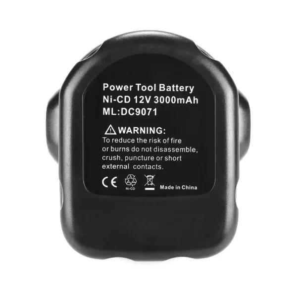 12V 3000mAh Batería para DEWALT DCD910KX,DCD940B2,DCD945B2,DCDK12 - Imagen 4