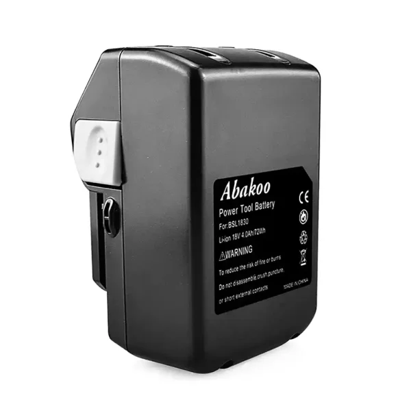 18V 3.0Ah Batería para Hitachi C 18DSL2,C18DSLP4,CJ 18DSLP4,DS 18DSAL,CR 18DSAL,CR 18DSLP4,WM 18DBL,DV 18DSFL,FCG 18DAL,FCG 18DL,R 18DSL - Imagen 4