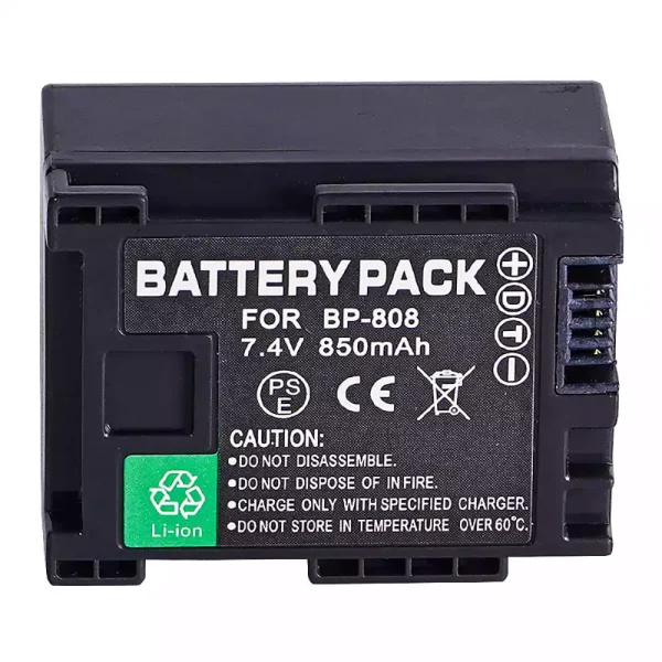 Batería para Canon BP-807 BP-808 BP-809