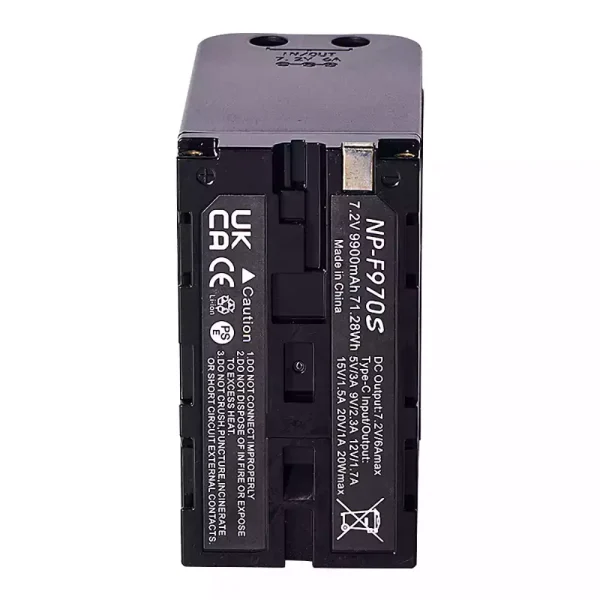 USB-C Type C Input Batería para SONY NP-F970S