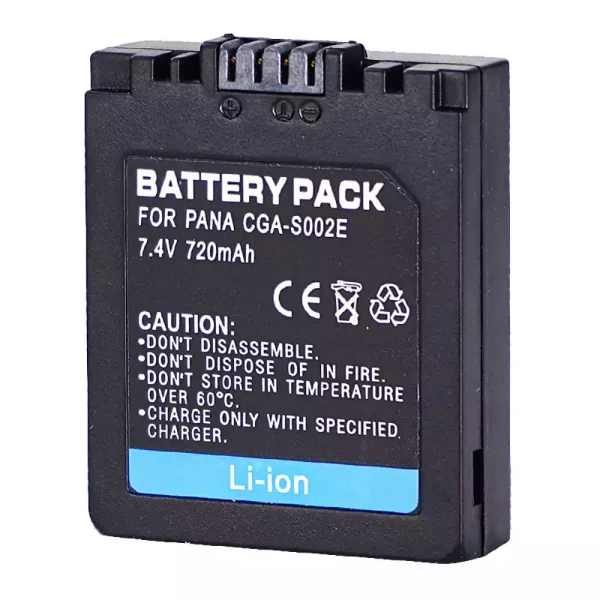 Batería para PANASONIC Lumix DMC-FZ1 DMC-FZ2 DMC-FZ3 DMC-FZ4 DMC-FZ5 DMC-FZ10 DMC-FZ15 DMC-FZ20 - Imagen 2