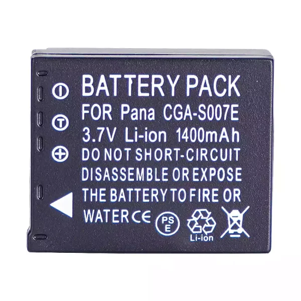 Batería para PANASONIC DMC-TZ1 DMC-TZ2 DMC-TZ3 DMC-TZ4 DMC-TZ5 DMC-TZ11 DMC-TZ15 DMC-TZ50