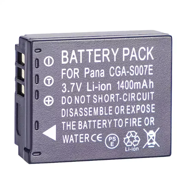 Batería para PANASONIC DMC-TZ1 DMC-TZ2 DMC-TZ3 DMC-TZ4 DMC-TZ5 DMC-TZ11 DMC-TZ15 DMC-TZ50 - Imagen 2