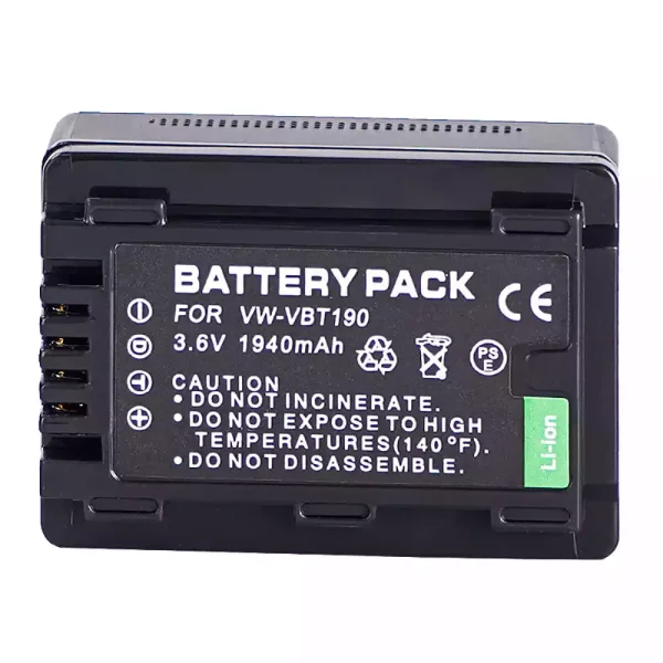 Batería para PANASONIC VW-VBT190
