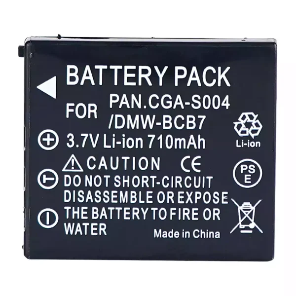 Batería para PANASONIC Lumix DMC-FX2 DMC-FX2B DMC-FX2EBS DMC-FX2EG-S DMC-FX2GN DMC-FX2PL-S DMC-FX2S