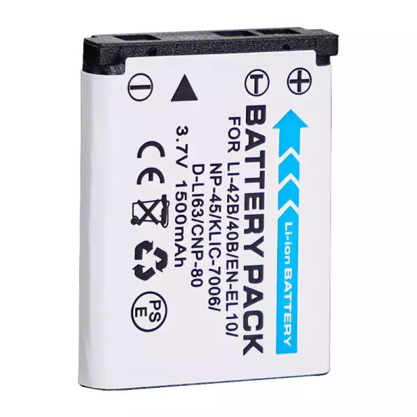 Batería para Fujifilm FinePix XP10,XP11,XP15,FinePix XP20,XP21,XP22,FinePix XP30,XP31,XP50,XP55,FinePix XP60,XP70,XP80,XP90,XP120,XP130,XP140 - Imagen 3