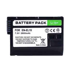 Batería para Nikon EN-EL15,EN-EL15A,EN-EL15B,EN-EL15C
