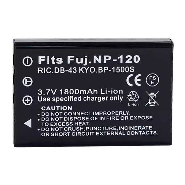 Batería para RICOH Caplio 300G Caplio 400G, 400G wide Caplio 500G, 500G wide Caplio 500SE Caplio G3 Caplio G3S Caplio G4, G4 wide Caplio GX Caplio GX8 Caplio Pro G3 Caplio R330 Caplio RR10 Caplio RR30 Caplio RX