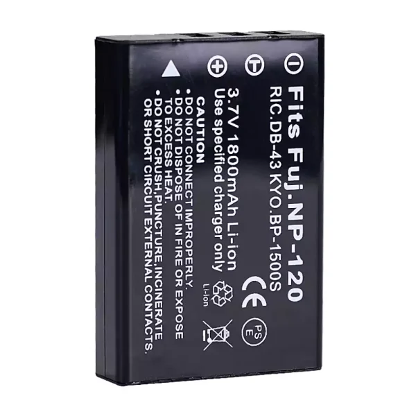 Batería para RICOH Caplio 300G Caplio 400G, 400G wide Caplio 500G, 500G wide Caplio 500SE Caplio G3 Caplio G3S Caplio G4, G4 wide Caplio GX Caplio GX8 Caplio Pro G3 Caplio R330 Caplio RR10 Caplio RR30 Caplio RX - Imagen 4