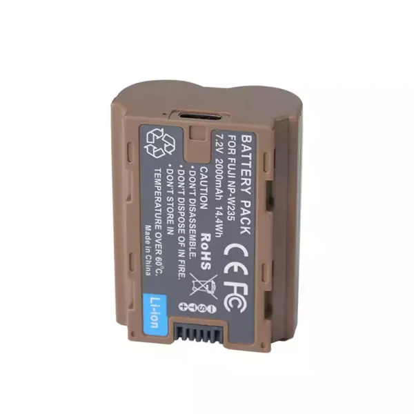 USB-C Type C Input Batería para FUJIFILM GFX 50S II / 50SII,GFX 100S / GFX100s,GFX 100S II,GFX 100 II / GFX100II - Imagen 3