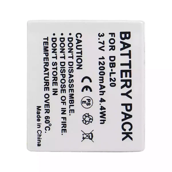 Batería para SANYO VPC-C40,VPC-C5,VPC-C6,VPC-CA6,VPC-CA65,VPC-CA8,VPC-CA9,VPC-CG6,VPC-CG65,VPC-CG9 - Imagen 4