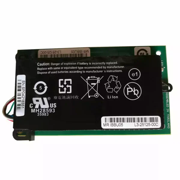Batería Para LSI MegaRaid SAS MR IBBU05