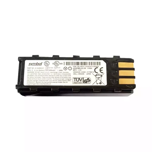 Batería Para Symbol 21-62606-01,BTRY-LS34IAB00-00,LS3478 LS3578,DS3478 DS3578