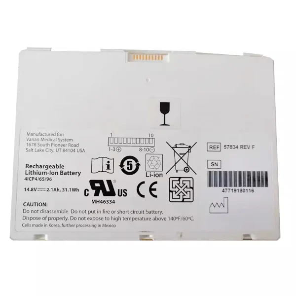 Batería Para VARIAN PaxScan4336Wv4 VB-200