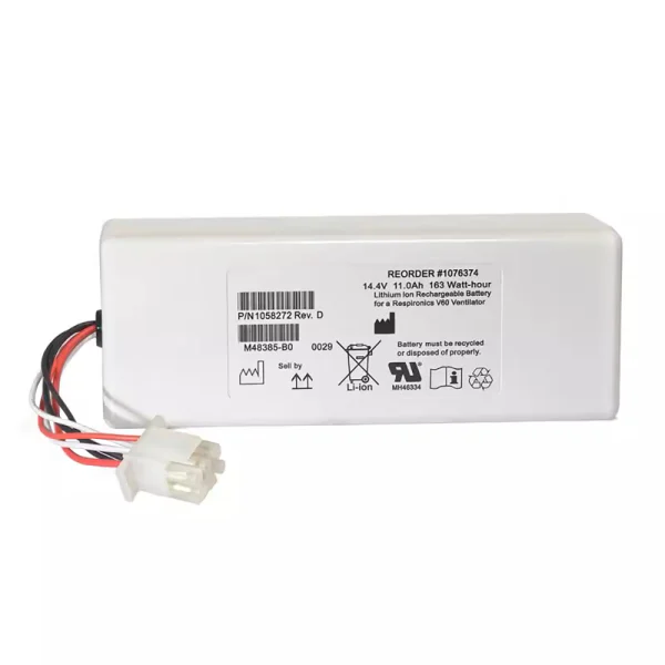 Batería Para PHILIPS RESPIRATEUR V60 V60S 88881344 1076374