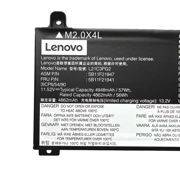 Batería Para Laptop Lenovo L21C3PG2 L21M3PG2 - Imagen 4