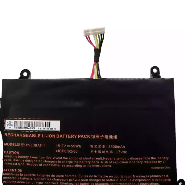 Batería Para Laptop P950BAT-4 - Imagen 3