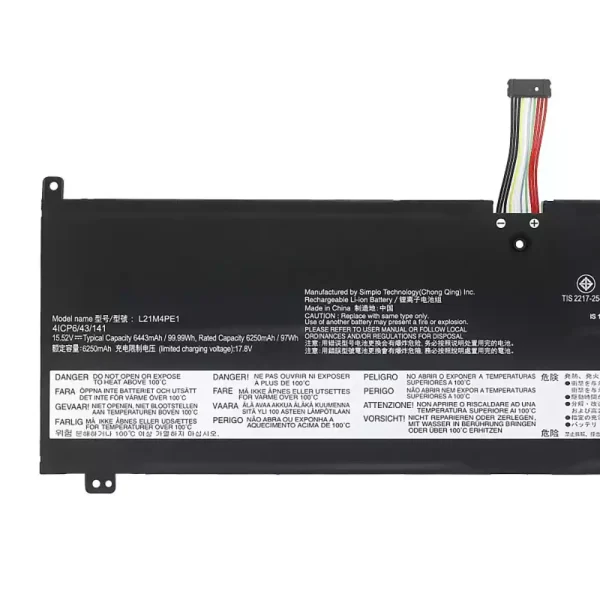 Batería Para Laptop LENOVO L21M4PE1 L21C4PE1 L21B4PE1 - Imagen 3