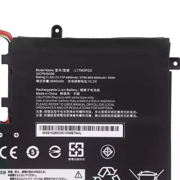 Batería Para Laptop LENOVO L17M3PG2 L17L3PG2 - Imagen 3