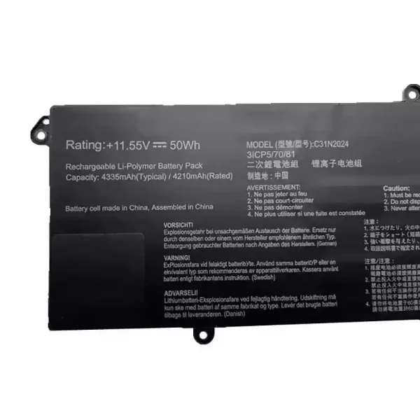 Batería Para Laptop ASUS C31N2024 - Imagen 3