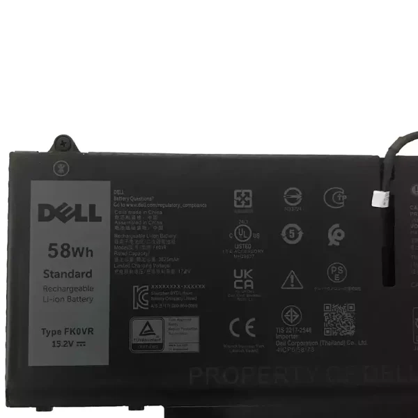 Batería Para Laptop DELL FK0VR FKOVR - Imagen 3