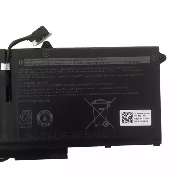 Batería Para Laptop DELL FK0VR FKOVR - Imagen 4