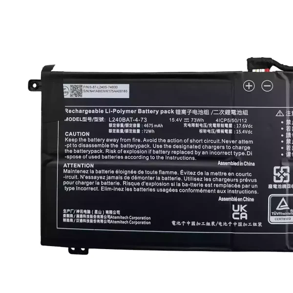 Batería Para Laptop L240BAT-4-73 - Imagen 3