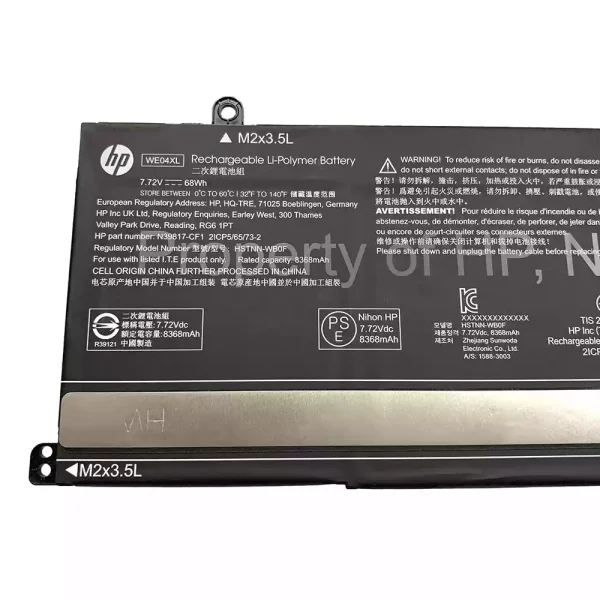 Batería Para Laptop HP WE04XL HSTNN-WB0F N39857-005 - Imagen 3
