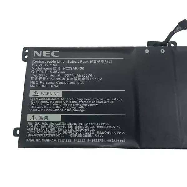 Batería Para Laptop NEC PC-VP-WP154 N22SAR400 - Imagen 2