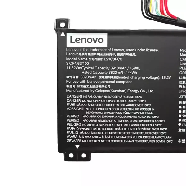 Batería Para Laptop Lenovo L21C3PC0 L21D3PC0 L21L3PC0 L21M3PC0 - Imagen 4
