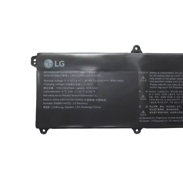 Batería Para Laptop LG LBW222AM - Imagen 3