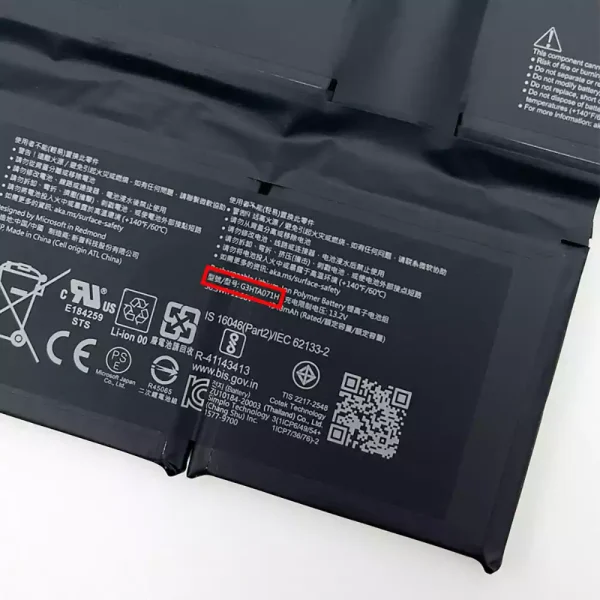 Batería Para Laptop Microsoft G3HTA071H,Microsoft Surface Laptop Studio 1964 - Imagen 3