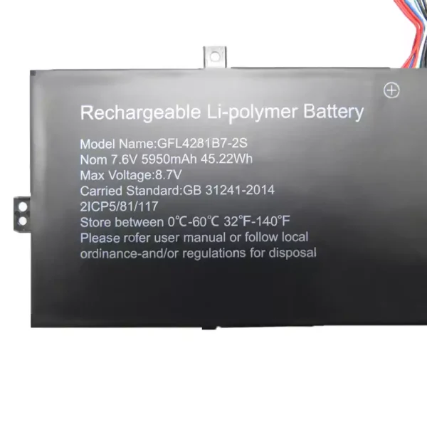 Batería Para Laptop GFL4281B7-2S - Imagen 2
