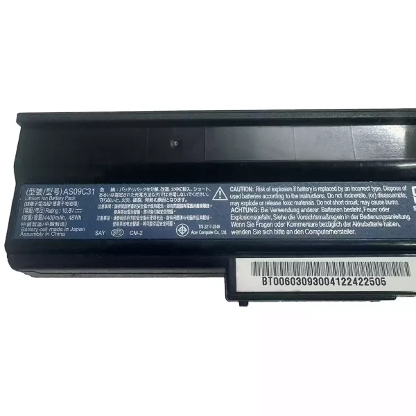 Batería Para Laptop ACER AS09C71 AS09C75 AS09C31 - Imagen 2