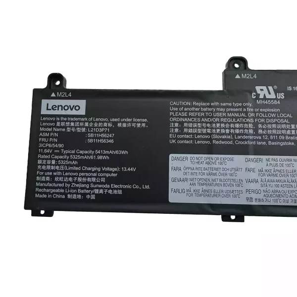 Batería Para Laptop Lenovo L21D3P71 SB11H56247 5B11H56346 - Imagen 3