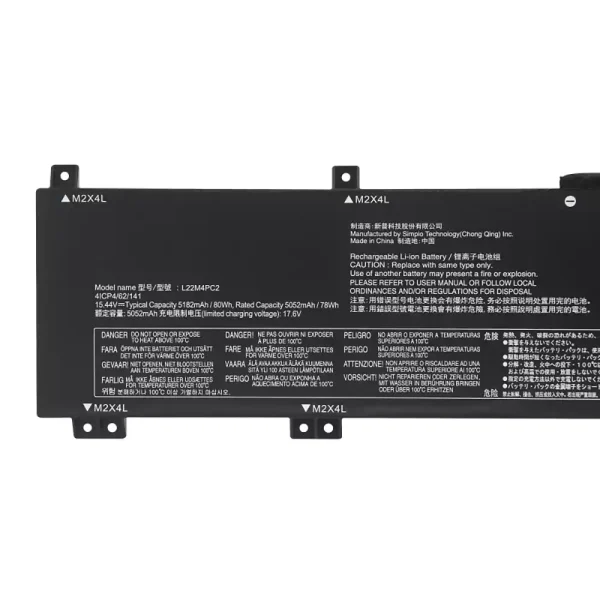 Batería Para Laptop LENOVO L22M4PC2 L22B4PC2 L22C4PC2 L22D4PC2 - Imagen 3
