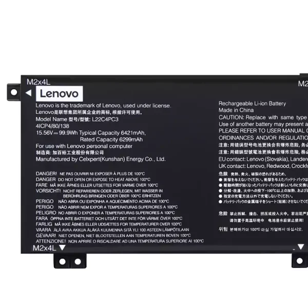 Batería Para Laptop LENOVO L22C4PC3 L22D4PC3 L22M4PC3 - Imagen 3