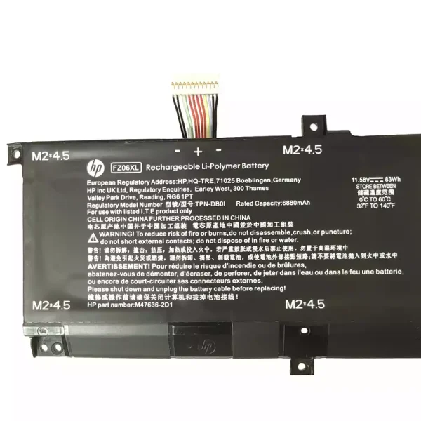 Batería Para Laptop HP FZ06XL - Imagen 3
