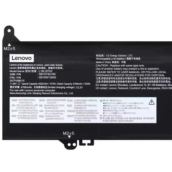 Batería Para Laptop LENOVO L18D3PG2 L18C3PG2 - Imagen 3