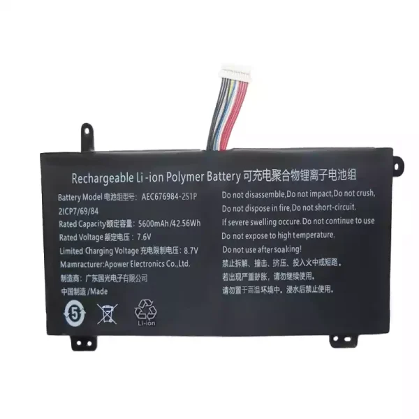 Batería Para Laptop AEC676984-2S1P - Imagen 3