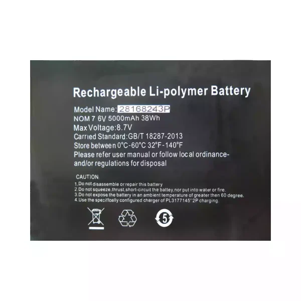 Batería Para Laptop 28168243P - Imagen 2