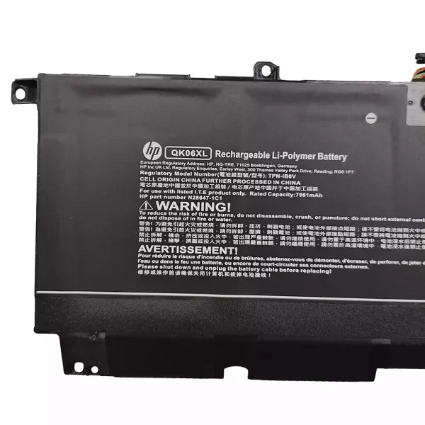 Batería Para Laptop HP QK06XL - Imagen 3