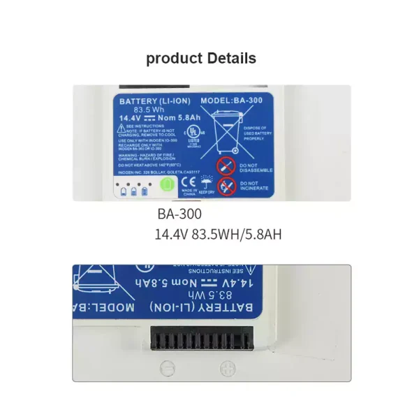 Batería para Inogen Oxygen Machine 1400-1020 1400-1030 1400-1000 - Imagen 3