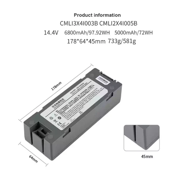 Batería para COMEN CMLI2X4I005B CMLI2X4I002B - Imagen 3