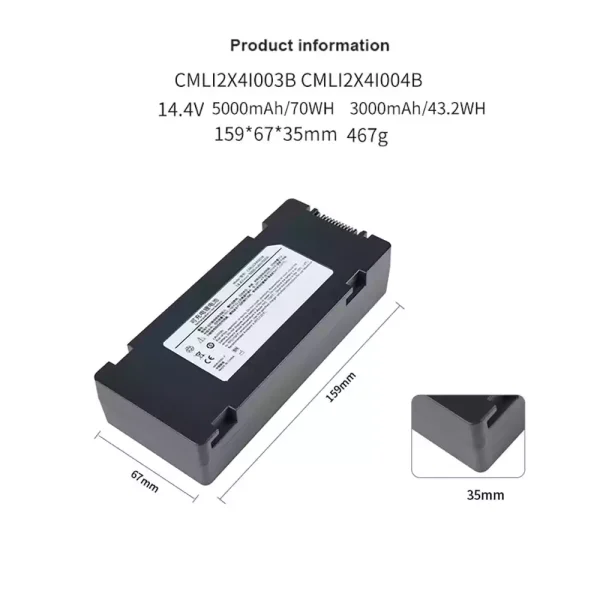 Batería para COMEN CMLI2X4I003B - Imagen 2